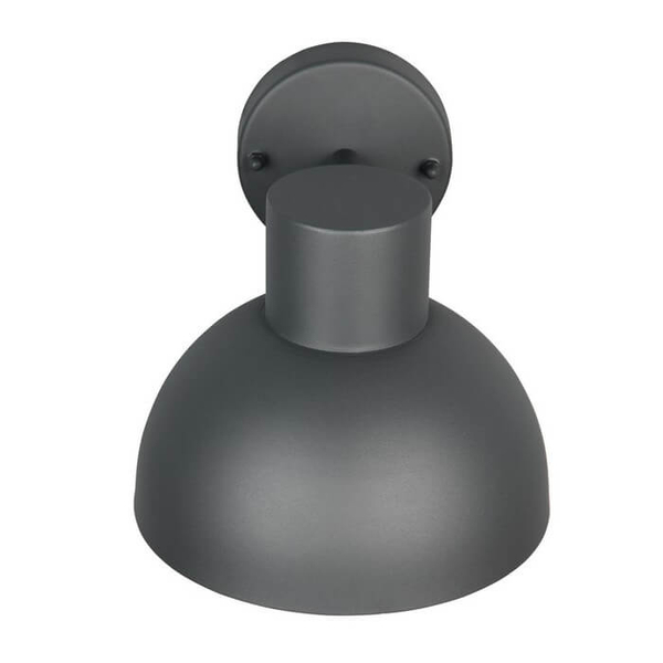 Kopułowa lampa ścienna ELBE 262360142 metalowa IP44 antracyt