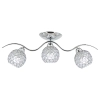 Sufitowa lampa glamour 8707/3 8C crystals do holu chrom