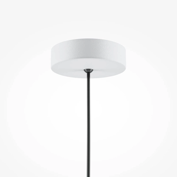 Zwisająca lampa sypialniana Basic colors MOD168PL-01W Maytoni kopuła biały