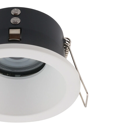 Oczko do zabudowy Charlie 8366 łazienkowa lampa metalowa biała