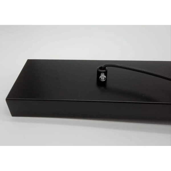 Wisząca lampa na listwie Linea XT068-4P Step nad wyspę czarna