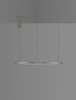 Wisząca lampa okrąg TOLUCA LE42787 Luces Exclusivas LED 48W 3000K srebrna