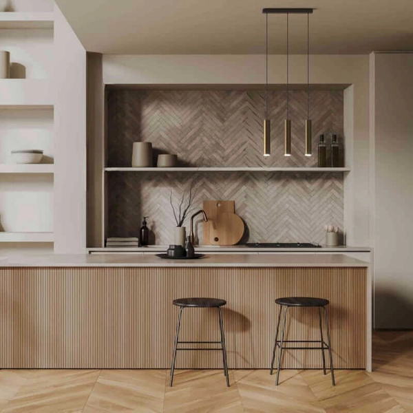 Lampa zwisająca na listwie Spoti ABR-ZLW3T-Z Abruzzo tuby złota czarna