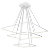 LAMPA wisząca NIX WHITE ML515 Milagro OPRAWA futurystyczna LED 117W 3000K kwadratowe ramki biała