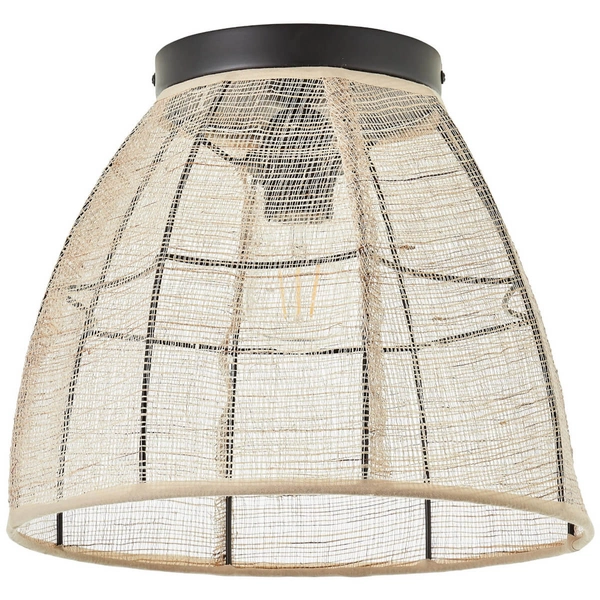 Sypialniana lampa sufitowa Tanah 99483/76 boho czarny beżowy