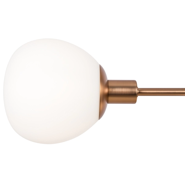 Modernistyczna LAMPA wisząca ERICH MOD221PL-05G Maytoni metalowa OPRAWA szklane kule ZWIS molekuły mosiądz