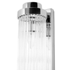Szklana lampa ścienna Column MSE010100362 Moosee do jadalni chrom