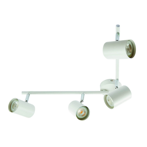 Lampa sufitowa reflektorki Arezzo 73686 Saxby biała chrom