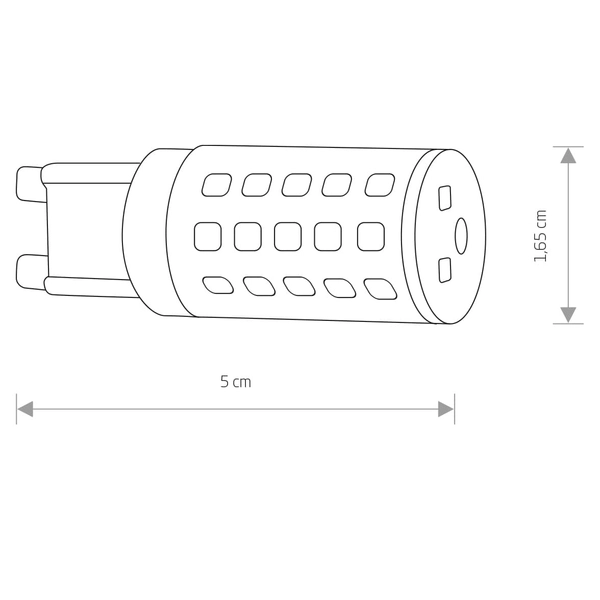 Żarówka kapsułka BULB 7503 Nowodvorski G9 LED 4W 380 lm 3000K biała ciepła