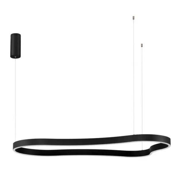 Minimalistyczna wisząca lampa VELBANO LE45417 LED 61W 3000K czarna