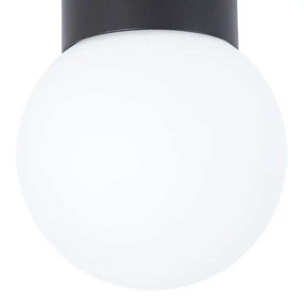 Sufitowa lampa do sypialni Hotel Mood 1 41311 kula biała czarna