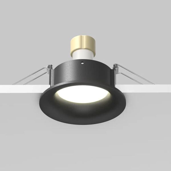 Wpuszczane sufitowe oczko zewnętrzne Slim DL088-GU10-RD-B IP65 czarne