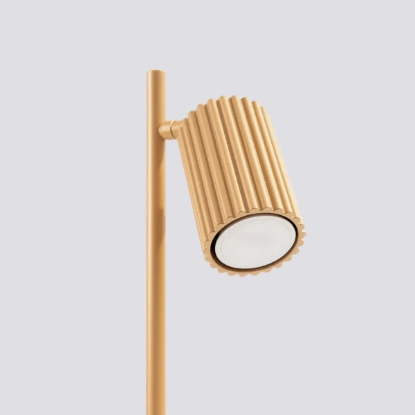 Stolikowa lampa regulowana KARBON SL.1567 z wtyczką tuba złota