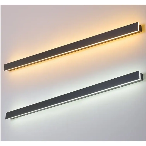 Podłużny kinkiet ścienny BAR T CGBART120WH LED 39W 3000K czarny