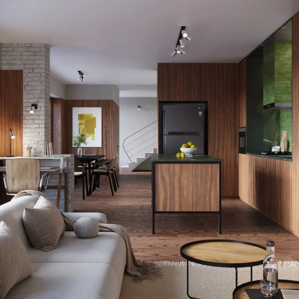 Sufitowa lampa na belce Winx SL.1372 Sollux metalowa chrom czarny