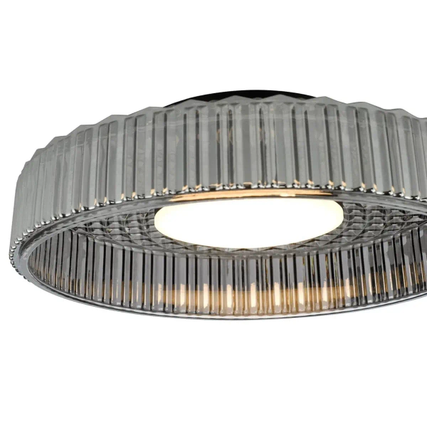 Ledowa lampa sufitowa Leena LEE5222 LED 16W 2700K okrągły przydymiony