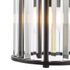 Wisząca lampa do przedpokoju Kiran KIR0122 kryształowa czarny