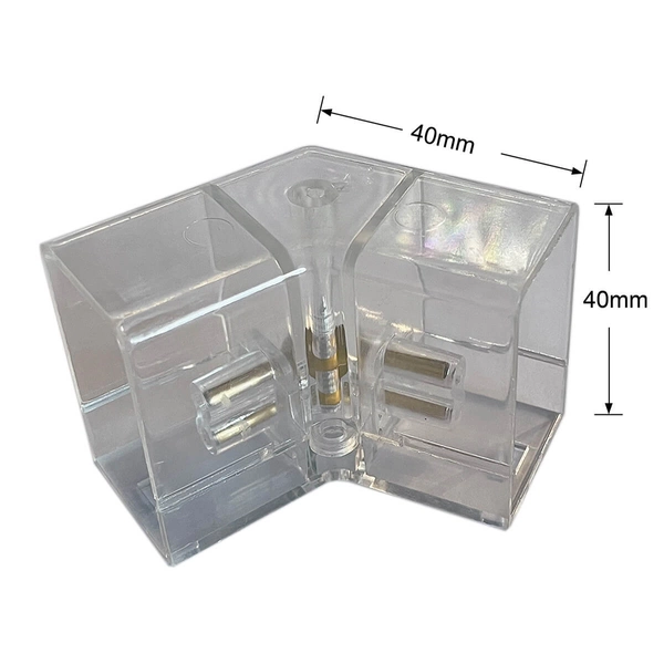 Łącznik podwójny do lamp Geometric LP-0109 łącznik L120 przezroczysty