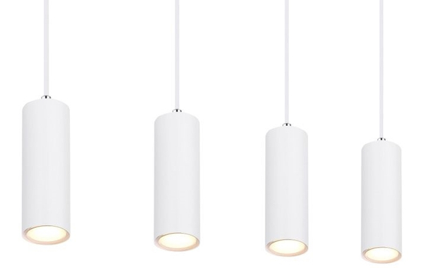 Wisząca lampa Robby 57911-4HW nad kuchenną wyspę biała