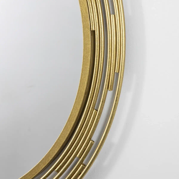 Okrągłe lustro dekoracyjne Cristo 5059413703577 złoty