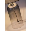 Stołowa lampa do salonu Luxin 74048 szklana dymiona tuba szary