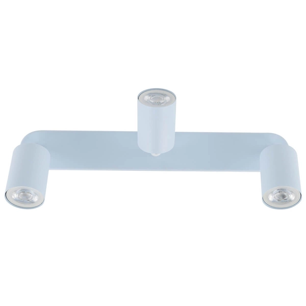 Natynkowa lampa Livia 10238 do sypialni sople potrójna niebieska