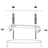 Lampa wisząca do salonu Sopel 33624 Sigma zwis sople metalowa złota