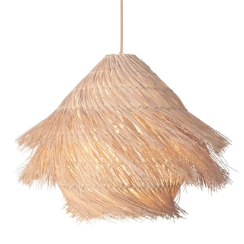 Drewniana lampa wisząca boho Preveli PRE0129 rattan drewniany