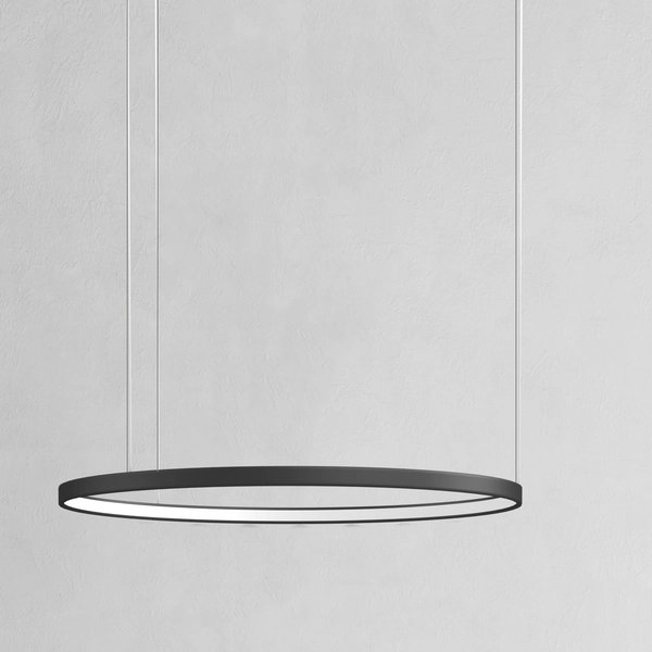 Zwisowa lampa ledowa Agnes AZ5019 48W ring czarna