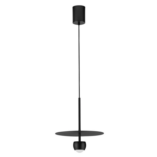 Okrągła lampa zwisająca BAILA LE44533 LED 8W 3000K nad stół czarny