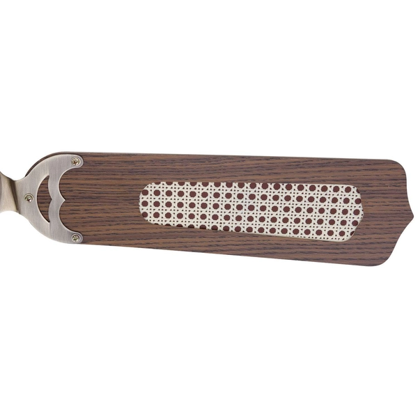 LAMPOWENTYLATOR sufitowy CHAMPION 0309 Globo metalowa OPRAWA plafon WIATRAK z regulacją obrotów mosiądz brązowy