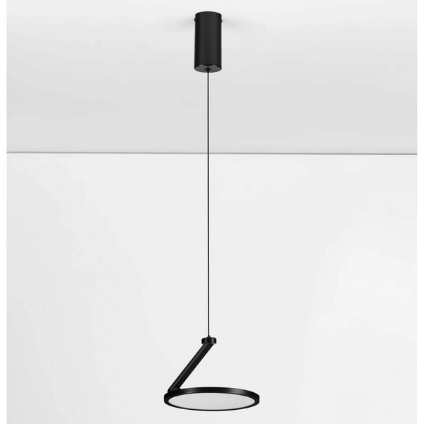 Lampa wisząca SORATA LE44750 LEDE 14W 3000K okrąg dysk czarna