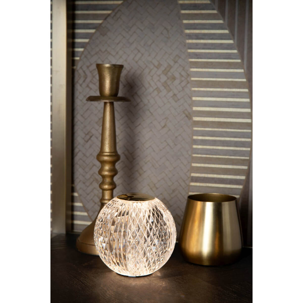 Stołowa lampa glamour Cintra ściemnialna LED 1,5W 3000K złota