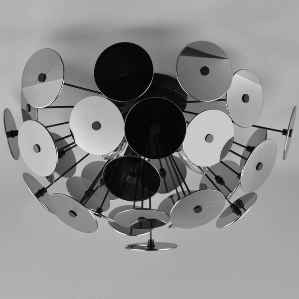 Sufitowa lampa sypialniana Discalgo 609900357 dekoracyjna czarny srebrny