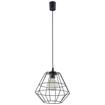Rustykalna lampa wisząca Diamond 6206 TK Lighting druciana czarna