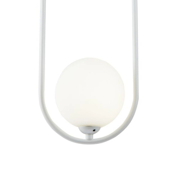 LAMPA wisząca RING MOD013PL-02W Maytoni modernistyczna OPRAWA zwis szklane kule białe