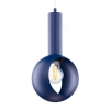 Zwisowa lampa granatowa VITRUM 1xE27 oczko do jadalni nad wyspę 41635