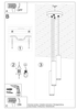 Wisząca lampa jadalniana SL.1078 kaskada biała nad stół