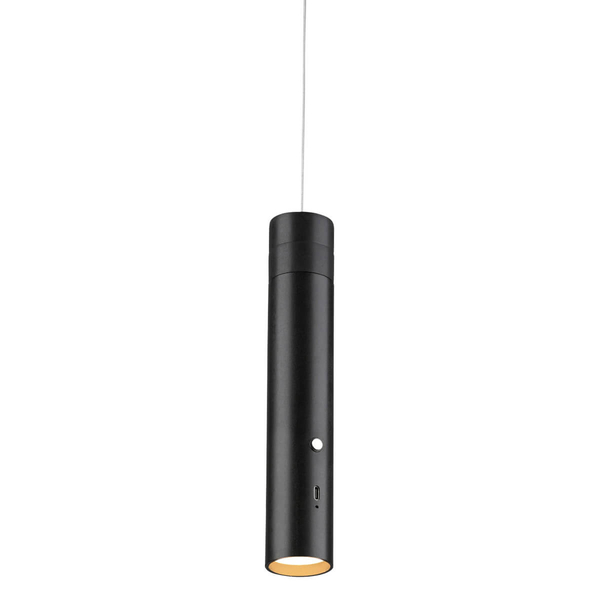 Lampa zwieszana ATTACH 18281-18 Just Light LED 3W 3000K tubka czarny