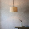 Wisząca lampa do salonu Longshore 101691 beżowa czarna