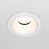 Wpuszczana lampa sufitowa Share DL053-01W Maytoni okrągła biała