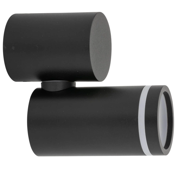 Regulowany kinkiet ścienny Jet 5349 tubka do przedpokoju czarny