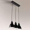 LAMPA wisząca DAISEN 5597 Shilo metalowa OPRAWA industrialna ZWIS listwa sufitowa czarna