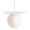 Zwisająca lampa nad stół LOOP 1125G9_L Aldex kulista kremowa