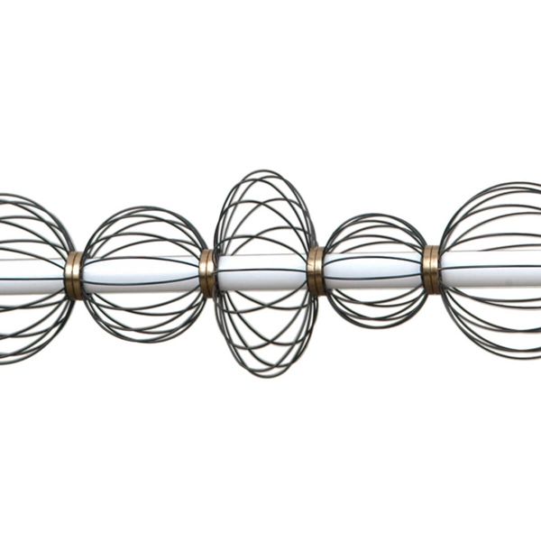 Industrialna lampa wisząca Rabel PND-344221-5-BK LED 90W 3000K czarny