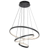 Ledowa zwisająca lampa obręcz Beliza 72346 LED 90W 3000-6500K czarny