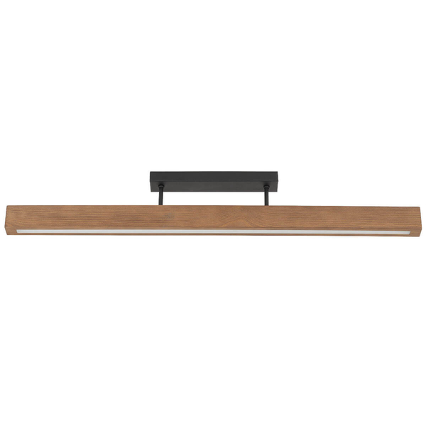 Nasufitowa lampa do jadalni Teo 6614 LED 22W 3000K boho drewniana
