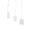 Potrójna lampa zwieszana Crystal X MD61109-3A Italux chrom