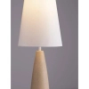 Podłogowa lampa z abażurem ORBEZIA LE45280 do salonu beżowa biała