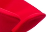 Wełniany fotel Swan Wool Premium KH15001100331 czerwony
